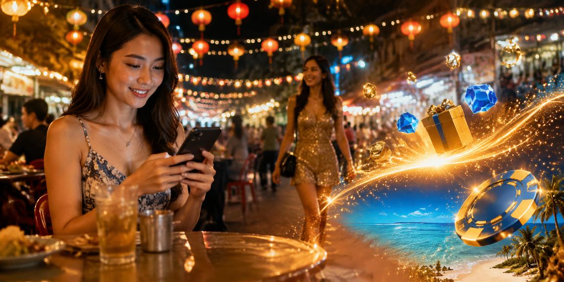 Pengguna di Kuala Lumpur bermain kasino mudah alih dengan selesa dari telefon pintar